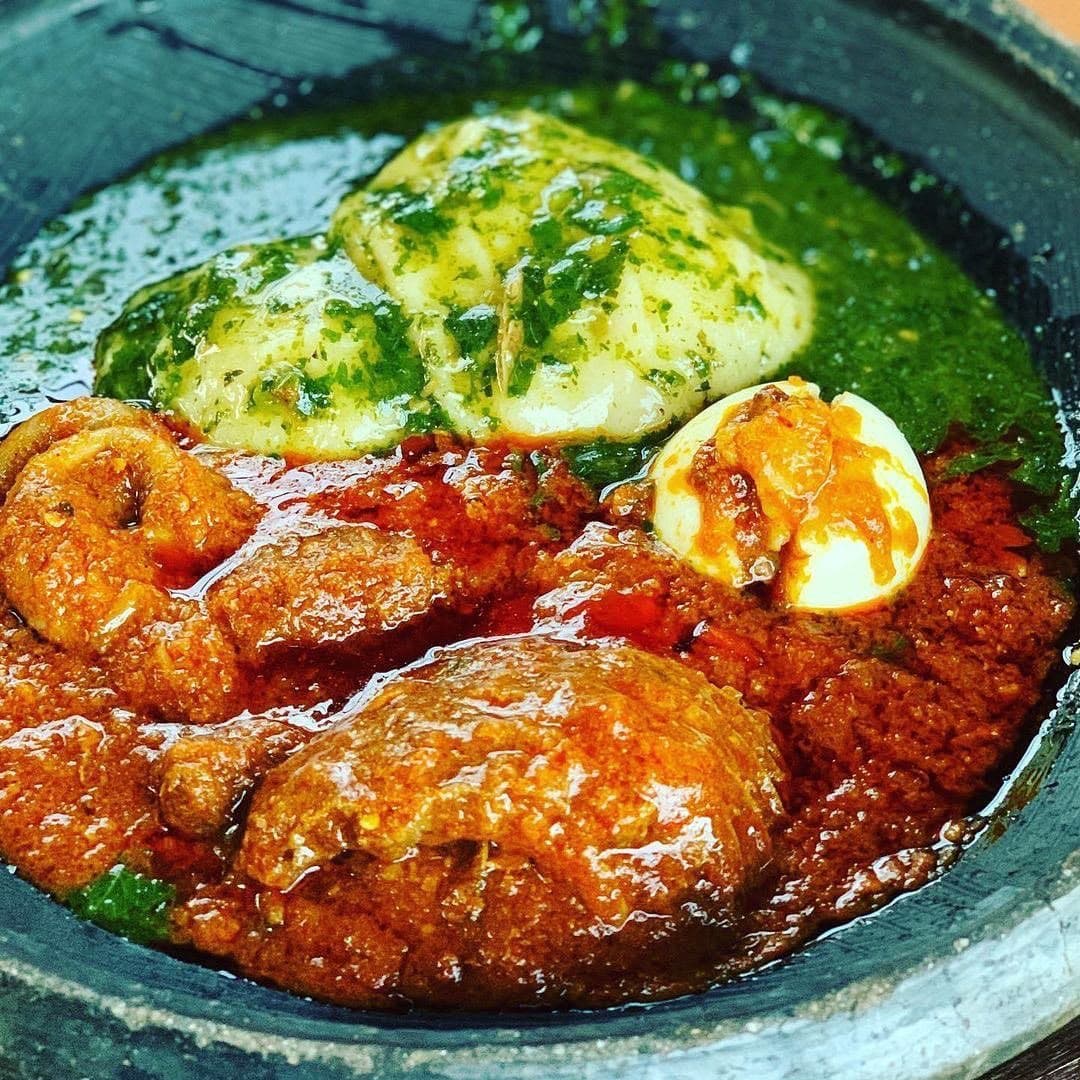 Tuo Zaafi with Meat
