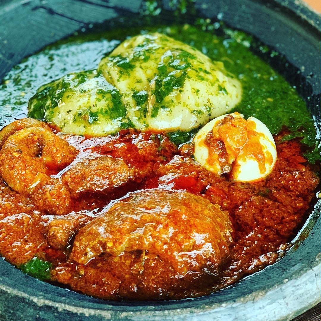 Tuo Zaafi with Meat
